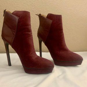 Maroon Booties